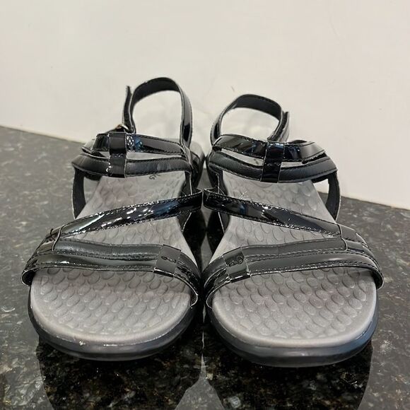 CLARKS Privo Black Sandals with Velcro Straps Size 7 - Picture 2 of 7